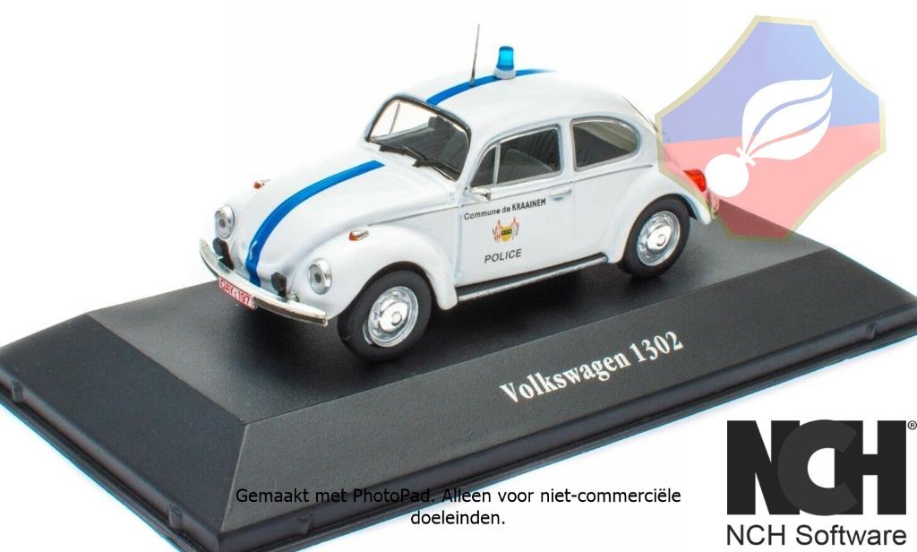 POLITIE  VW  1302  1/43, Verzenden, Rijkswacht, Miniatuur of Beeldje