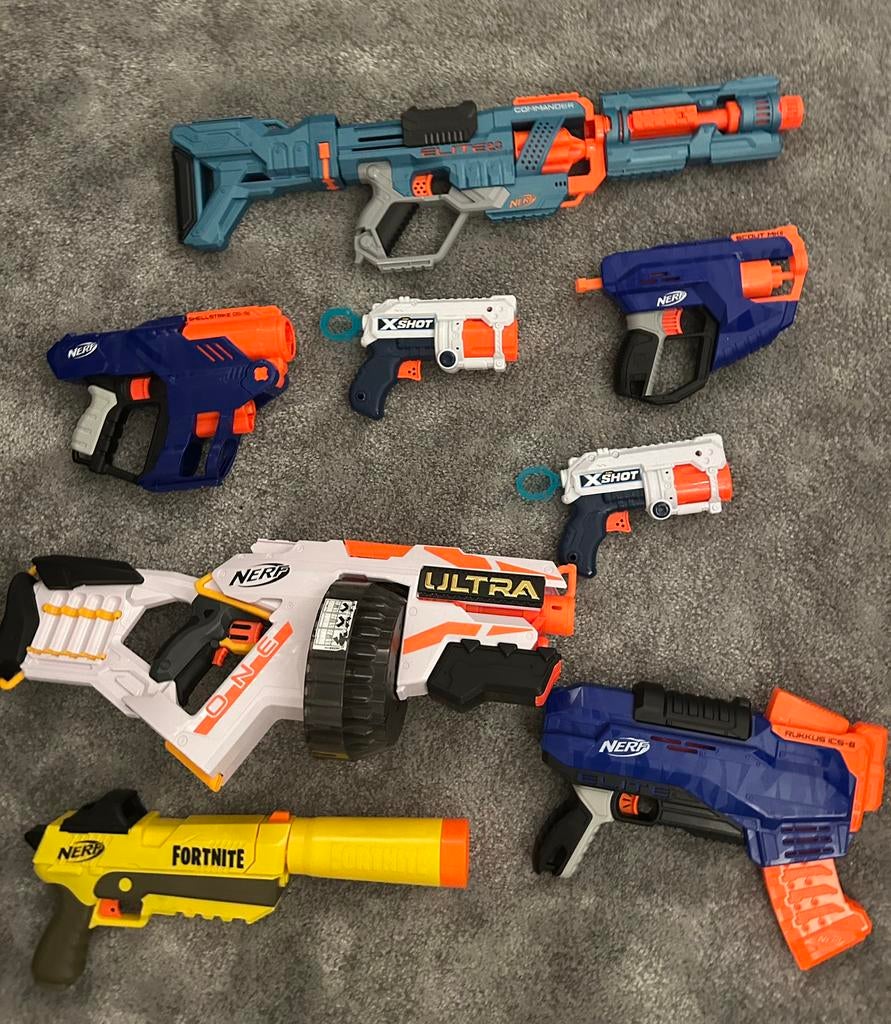 Collectie NERF Guns, Ophalen, Zo goed als nieuw