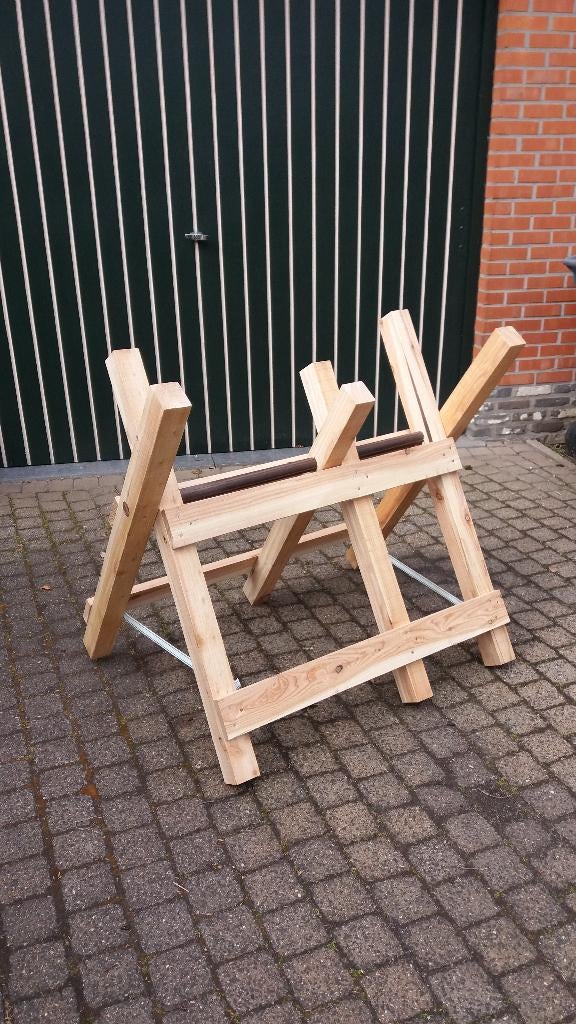 houten zaagbok, Ophalen, Nieuw