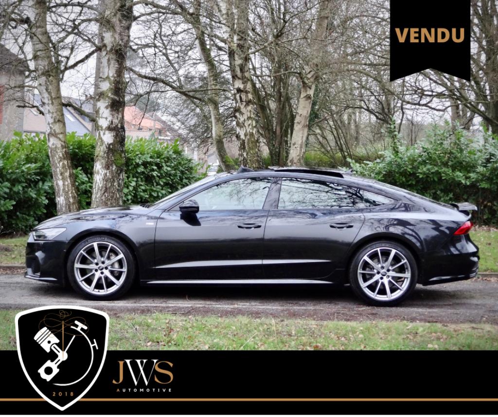 Audi A7 45 TFSI S tronic **VERKOCHT**, Auto's, https://public.car-pass.be/vhr/0e0a0bb0-e28c-4ca3-8c3e-af2dbf39d651, 2000 kg, Leder