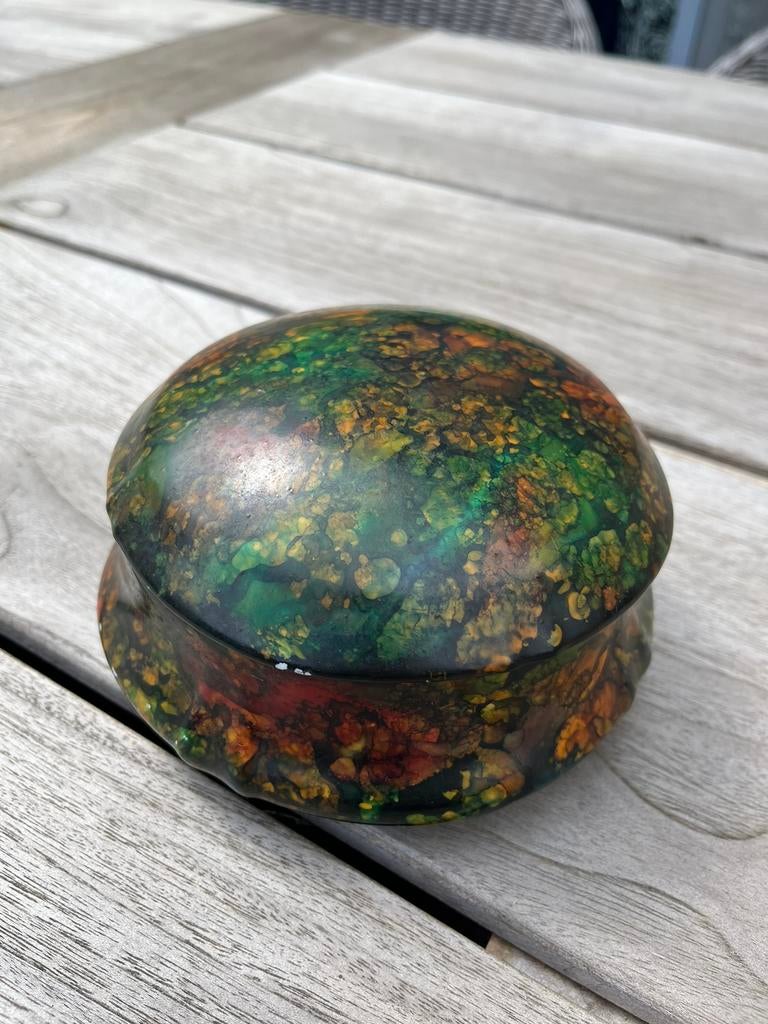 Vaasje met deksel Jean Noël Bouillet, Ophalen of Verzenden