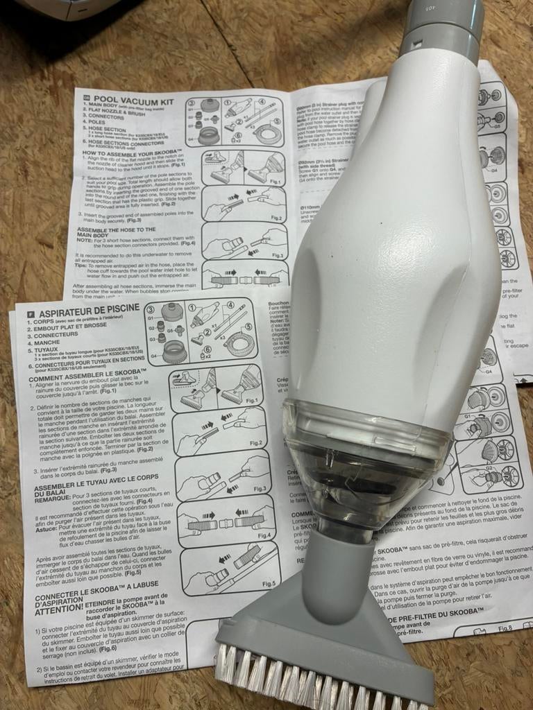 Kokido Skooba Onderhoudsset opbouwzwembad incl. Bodemzuiger, Ophalen of Verzenden, Zo goed als nieuw, Zwembadpomp