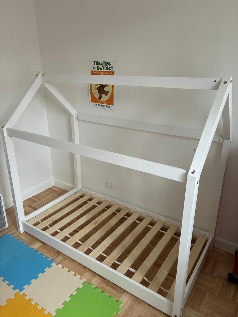 Lit tipi Montessori enfant, Enfants & Bébés, Chambre d'enfant | Lits, Utilisé, Moins de 140 cm, Moins de 70 cm, Matelas, Enlèvement