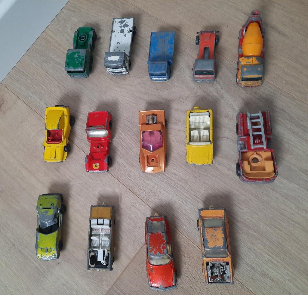 Oude Matchbox auto's, Antiek en Kunst, Antiek | Speelgoed, Ophalen of Verzenden