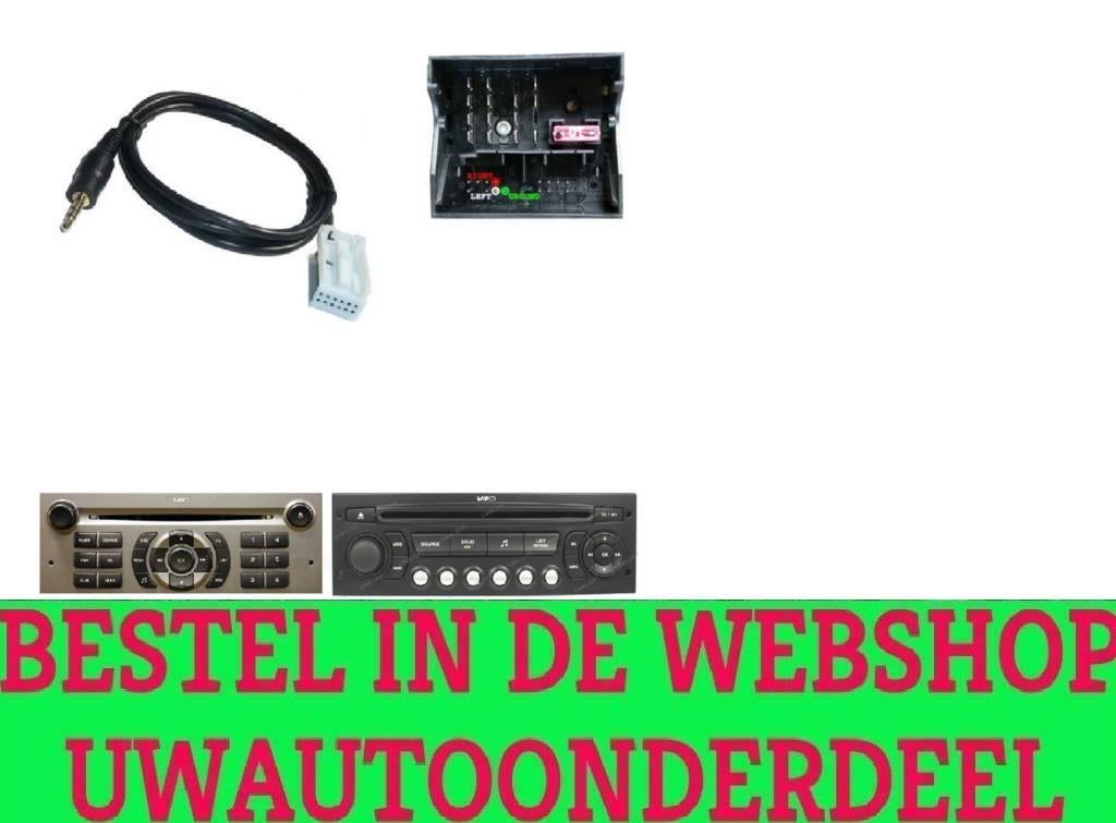 Peugeot Aux Kabel Adapter 207 307 308 407 607 RD4, Verzenden