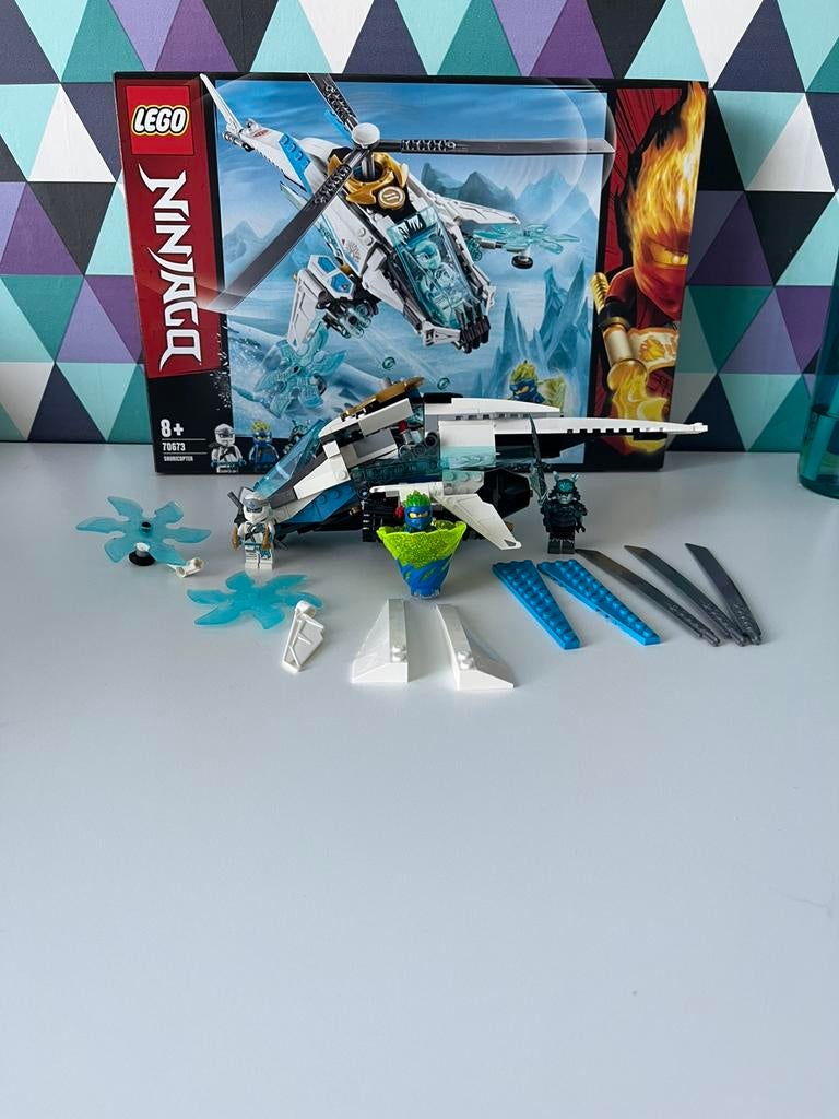 Lego Ninjago Shuricopter, Kinderen en Baby's, Speelgoed | Duplo en Lego, Ophalen, Zo goed als nieuw, Complete set, Lego
