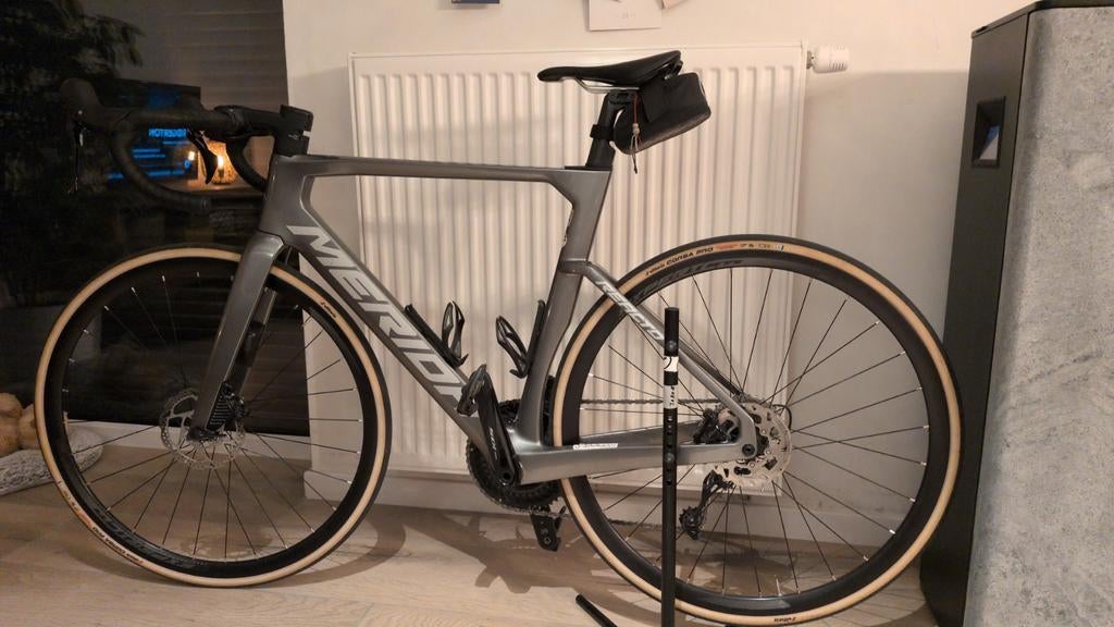 Racefiets Merida Reacto 4000 - maat 54, 53 tot 57 cm, Ophalen, Carbon