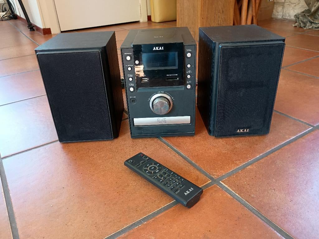 Akai mini stereo set, Audio, Tv en Foto, Stereoketens, Ophalen, Gebruikt, Tuner of Radio, Akai