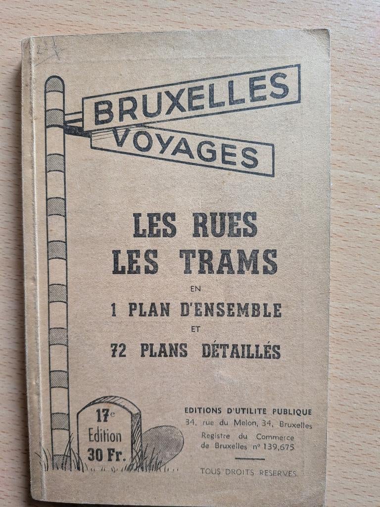 Bruxelles voyage "les rues, les trams, Collections