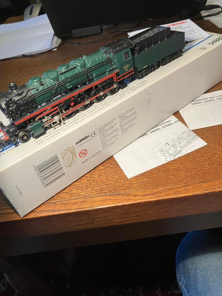 Marklin HO 34883 Serie 25 NMBS AC Delta Digitaal Mint, Wisselstroom, Locomotief, Ophalen of Verzenden, Zo goed als nieuw