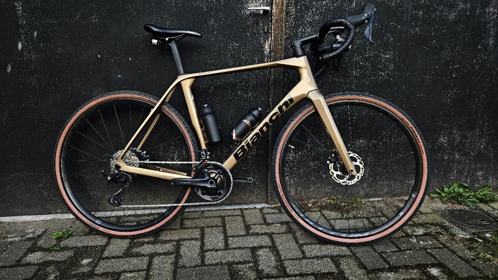 Bianchi Impulso gravel bike (3 maand oud), 28 inch, Carbon, Heren, 49 tot 53 cm