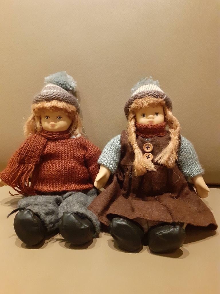 2 mooie stenen popjes, Verzamelen, Ophalen, Pop