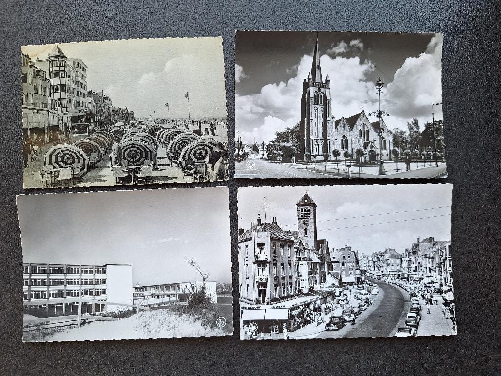 4 cpas photos  La Panne - années 60, Collections, Cartes postales | Belgique, Enlèvement, 1940 à 1960, Flandre Occidentale