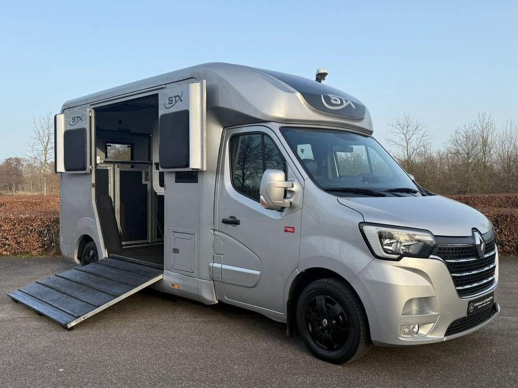 Renault Master STX Paardenwagen Horsetruck zijlader MARGE, Enlèvement