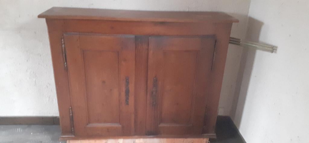 Belle armoire murale ancienne en chêne, Antiquités & Art, Enlèvement