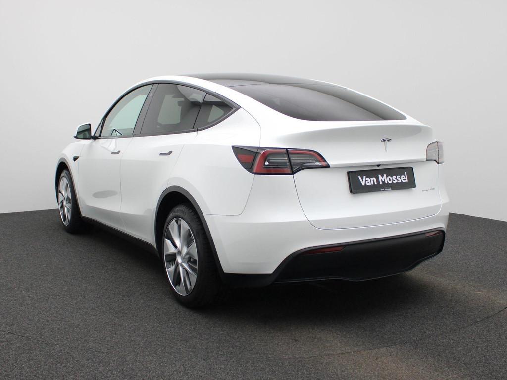 Tesla Model Y Long Range Dual Motor AWD SOH 93% | PANORAMA |, Auto's, Elektrische ramen, Stof, Wit, 5 zetels