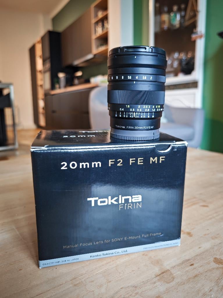 Tokina firin 20mm - F2 Sony Fe, Enlèvement, Comme neuf, Objectif grand angle