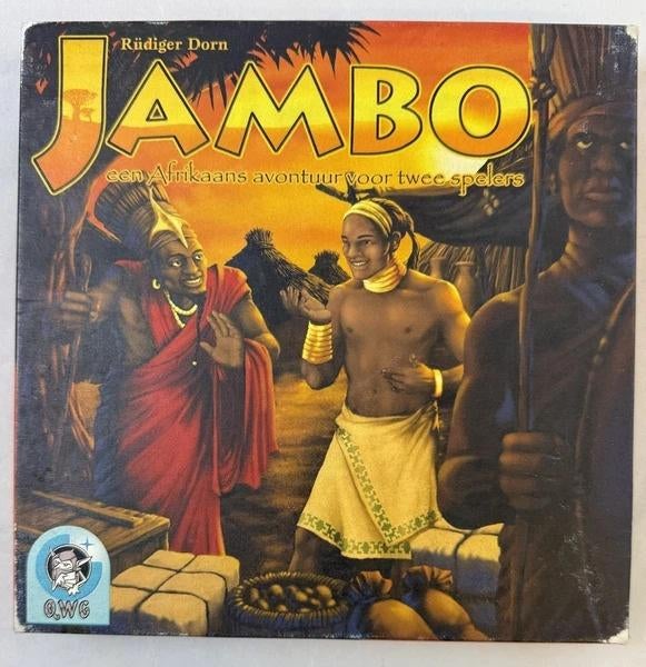 Jambo White Goblin Games Strategie Bordspel Nederlands 2008, Hobby en Vrije tijd, Gezelschapsspellen | Bordspellen, Een of twee spelers