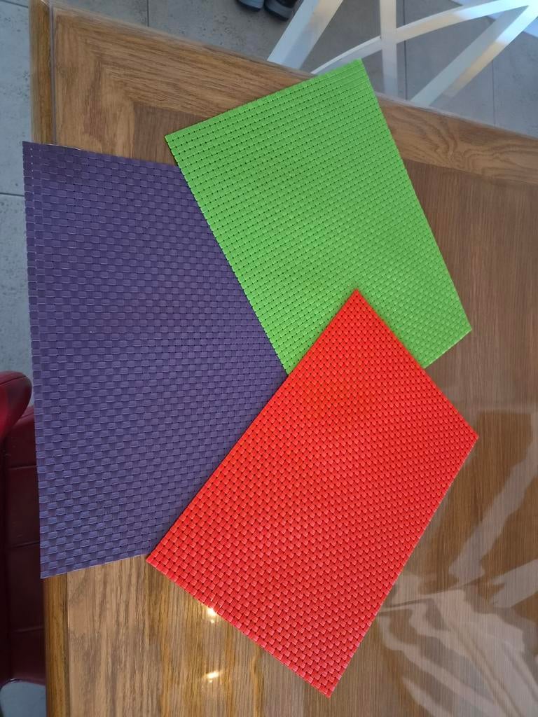 Placemats, Hobby en Vrije tijd, Scrapbooking, Ophalen, Zo goed als nieuw, Overige typen, Overige merken