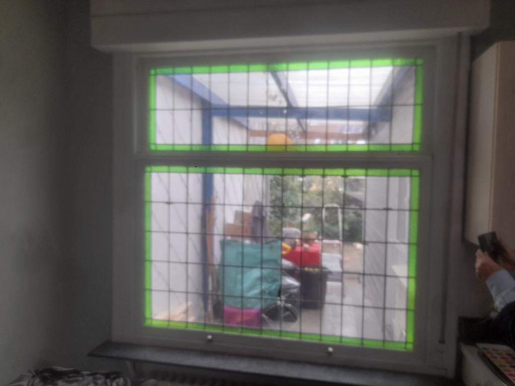 Glas in lood, Doe-het-zelf en Bouw, Glas en Ramen, Gebruikt, Glas in lood, Ophalen