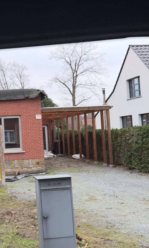 Carport 11m x 3m, Tuin en Terras, Ophalen, Gebruikt, Carport