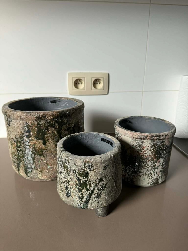 Set bloempotten Rastelli, Ophalen, Zo goed als nieuw