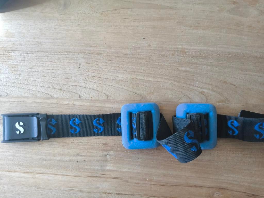 Loodgordel met hard lood 2 x 2 kg, Ophalen