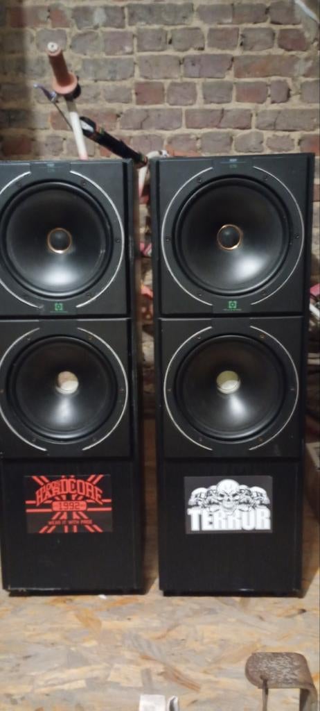 Set KEF C75 Vintage Vloerstaande Luidsprekers – Uni-Q Techno, Audio, Tv en Foto, Ophalen