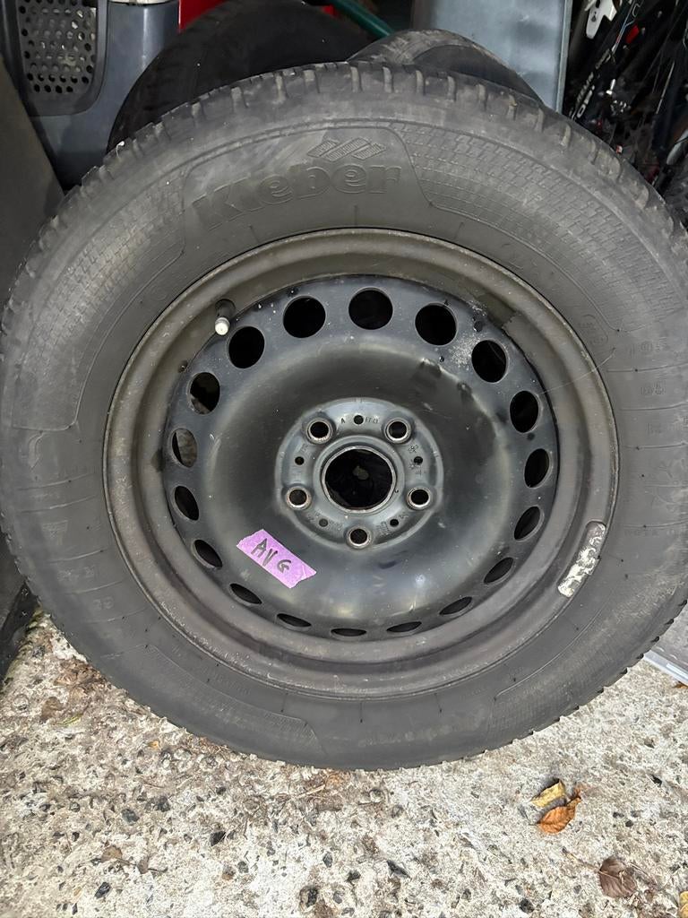 Jantes en tôle VW Golf VII, Autos : Pièces & Accessoires, Enlèvement, 4 Saisons, Pneu(s)