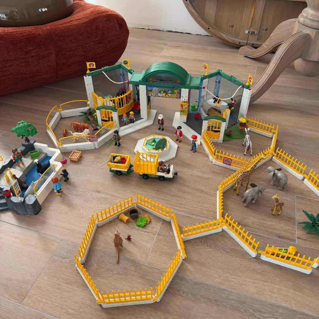 Playmobil Dierentuin + extra, Ophalen, Gebruikt, Complete set