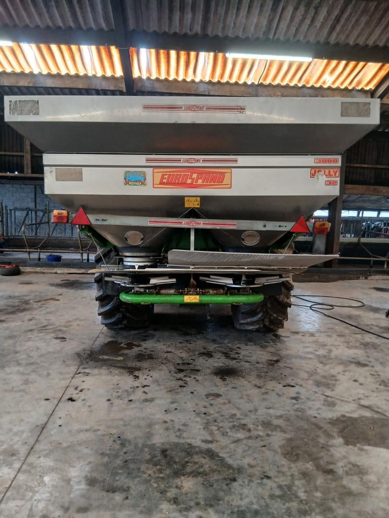 Inox Kunstmeststrooier steeno, Ophalen