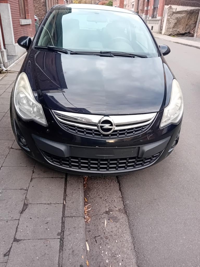 Opel corsa13 cdti diesel modèle 2013 euro5 vc ve rcd ja ac, Auto's, Opel, Euro 5, Zwart, USB, Corsa