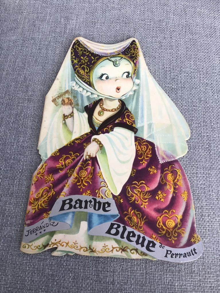 Vintage kinderboekje 1970 Barbe Bleue de Perrault, Antiek en Kunst, Ophalen of Verzenden
