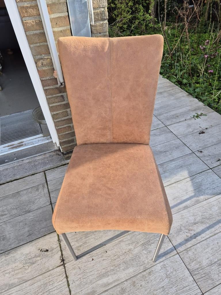 stoel nubuck, Huis en Inrichting, Ophalen, Gebruikt, Overige kleuren, Bureaustoel