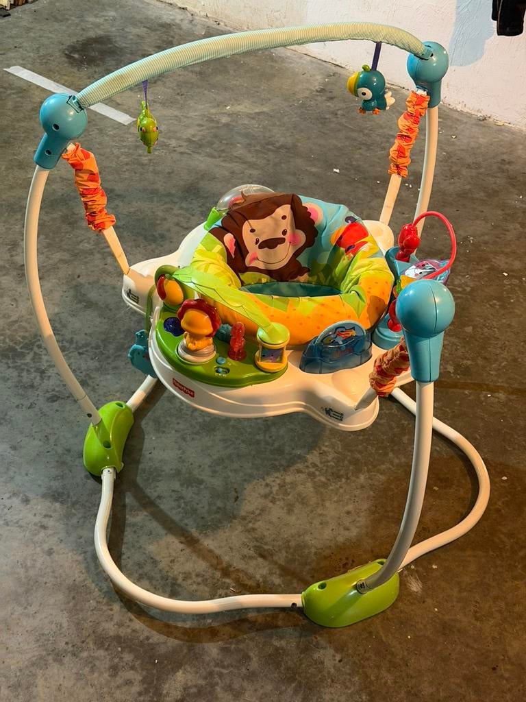 Fisherprice Jumperoo in goede staat, Enfants & Bébés, Relax bébé, Enlèvement, Comme neuf, Chaise rebondissante