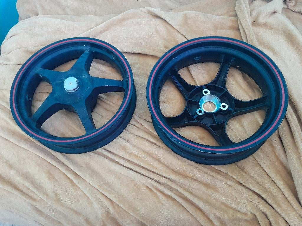 Velgen mbk nitro yamaha aerox, Fietsen en Brommers, Scooters | Yamaha, Ophalen, Zo goed als nieuw, Aerox