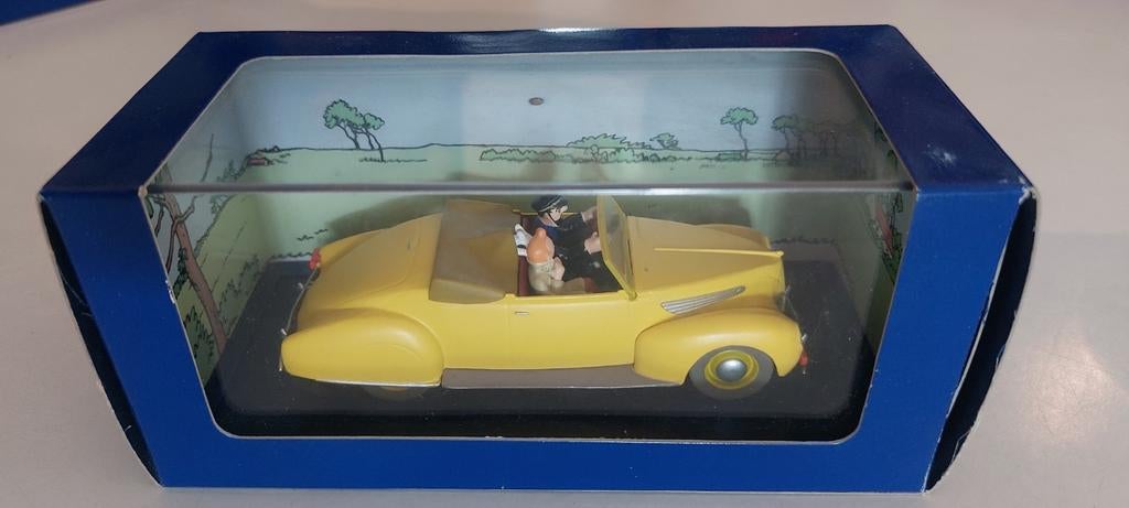 TINTIN Atlas auto 'Cabriolet van kapitein Haddock 1939 💫', Ophalen, Kuifje, Zo goed als nieuw, Beeldje of Figuurtje