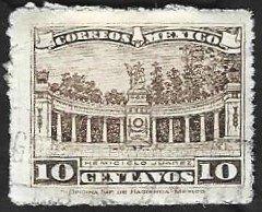 1 Postzegel Mexico 1926 Bezienswaardigheden (II), Enlèvement ou Envoi, Affranchi, Amérique centrale