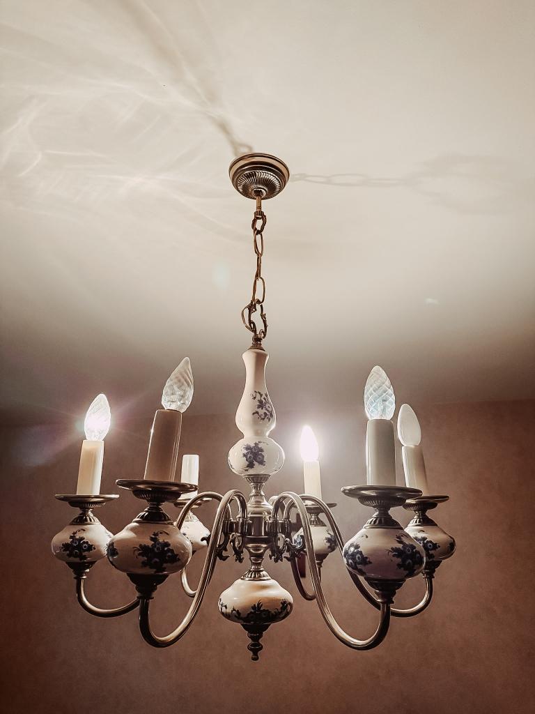 Kroonluchter, Ophalen, Gebruikt, Overige materialen