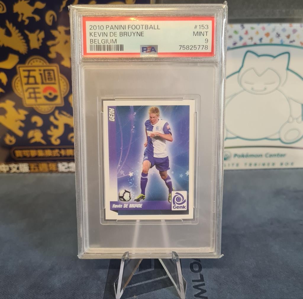Kevin De Bruyne Rookie Sticker PSA 9, Hobby en Vrije tijd, Ophalen of Verzenden, Nieuw, Sticker