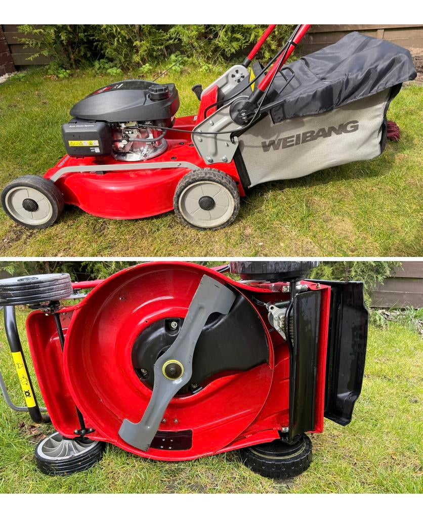 Nieuwe grasmaaier met Honda motor, Ophalen, Zo goed als nieuw, Opvangbak