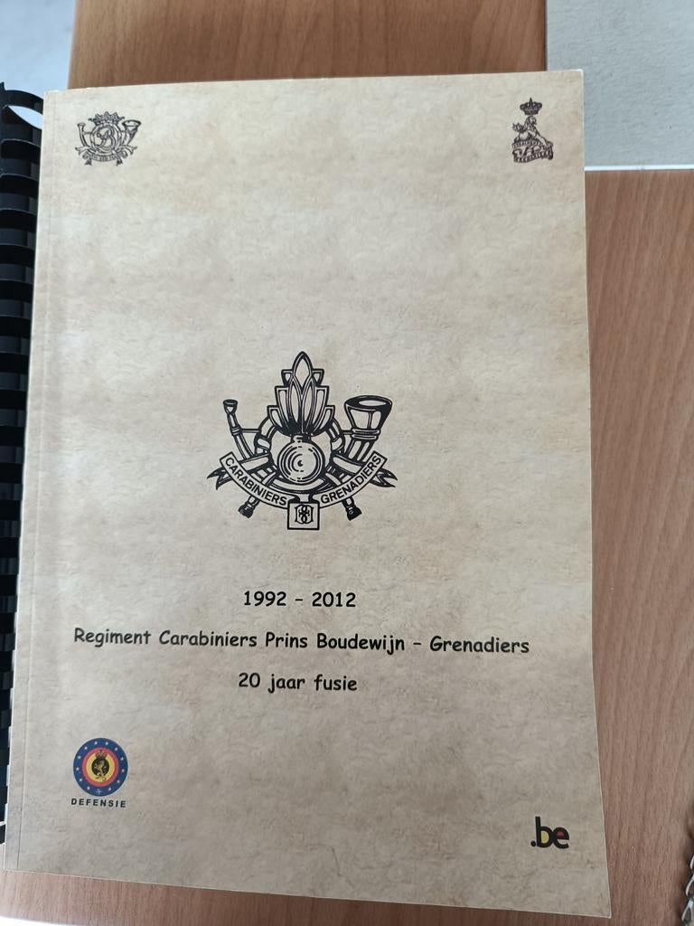 Militaire boek  vd Grenadiers, Enlèvement