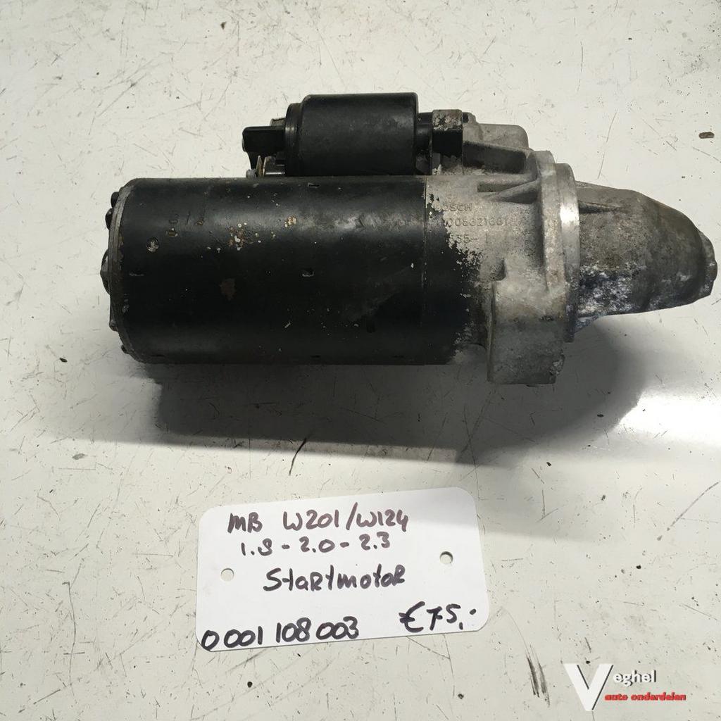 Mercedes W201 W124 1.8 2.0 2.3  Startmotor 0 001 108 003, Auto-onderdelen, Motor en Toebehoren, Gebruikt, -, -, Ophalen of Verzenden