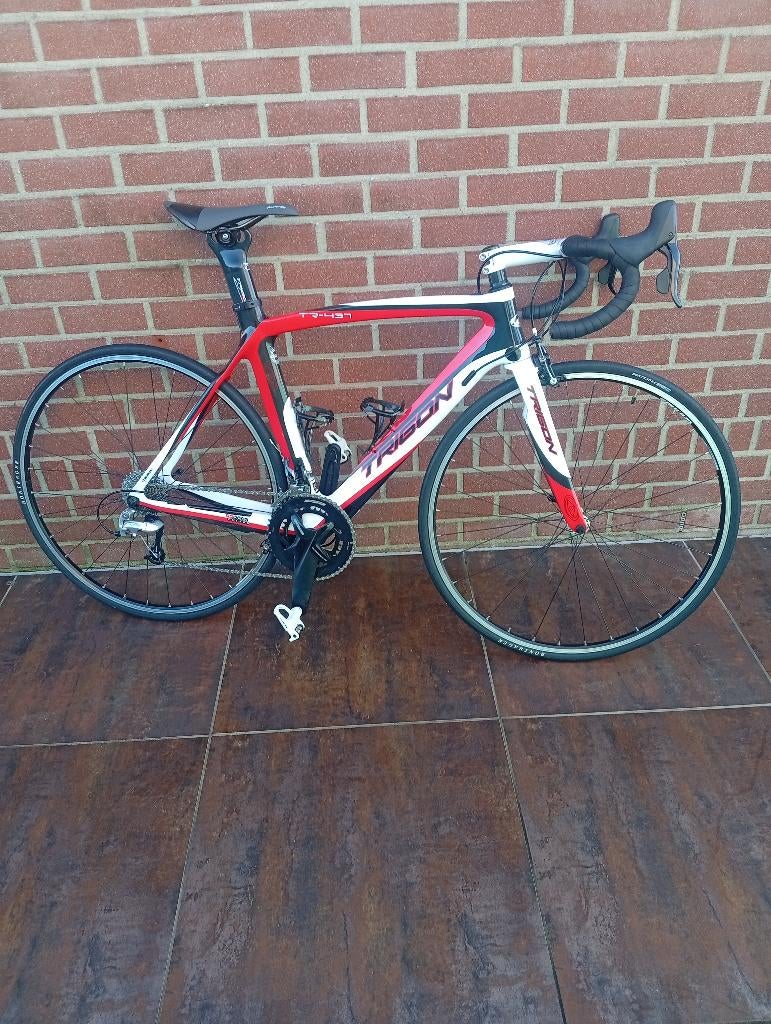 Carbon racefiets, Fietsen en Brommers, Fietsen | Racefietsen, Ophalen, Zo goed als nieuw, Carbon