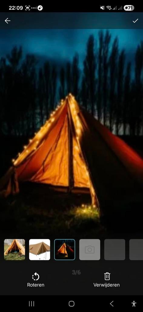 Alpino Everest Tent 2p Saffraan, Caravans en Kamperen, Tenten, Ophalen of Verzenden, Nieuw, Tot en met 2