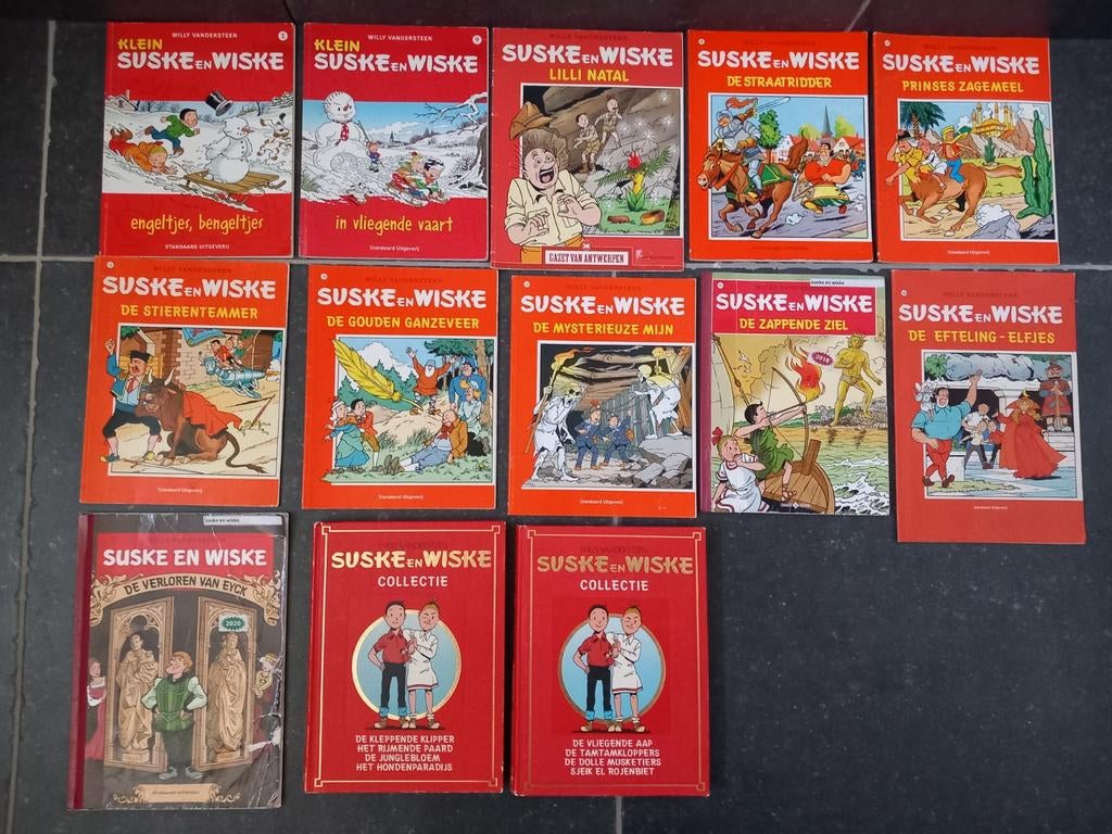 Suske en wiske 11 strips + 2 collectie boeken, Boeken, Stripverhalen, Ophalen