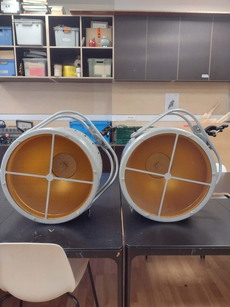 Briteq BT-vintage spots, Muziek en Instrumenten, Licht en Laser, Ophalen of Verzenden, Zo goed als nieuw, Licht, Kleur