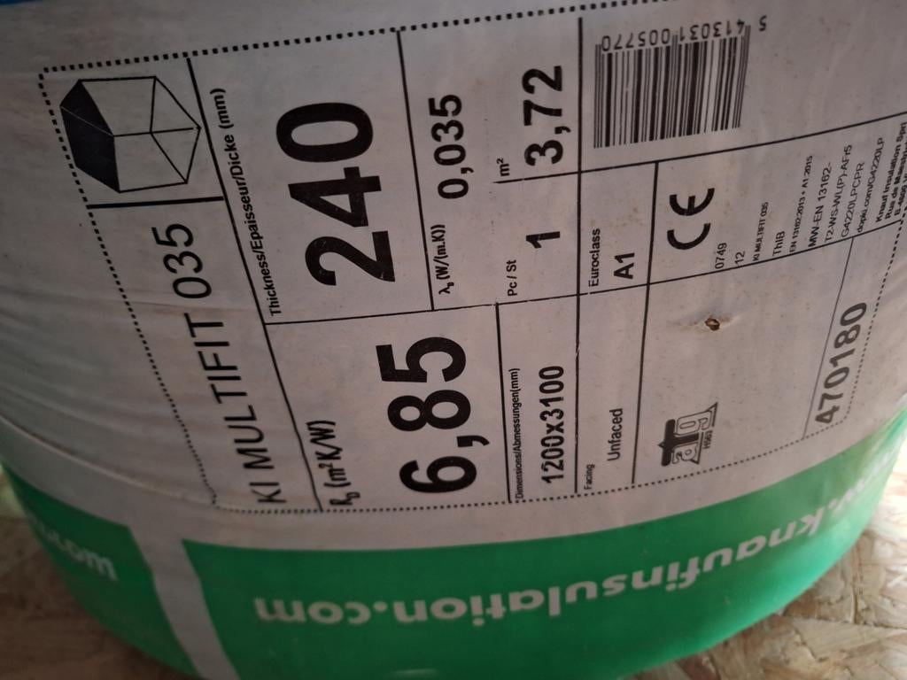 Knauf isolatie 240cm, Enlèvement