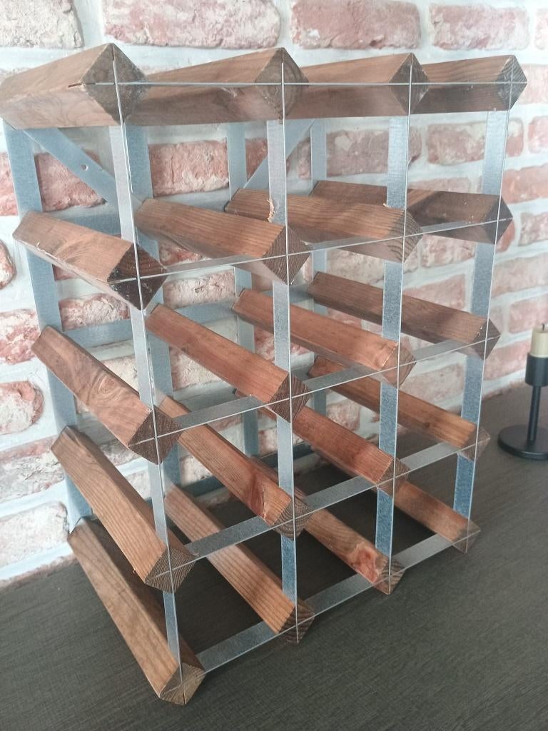 casier à vin 15 fl, Moins de 50 cm, Enlèvement, Bois, 5 à 15 bouteilles