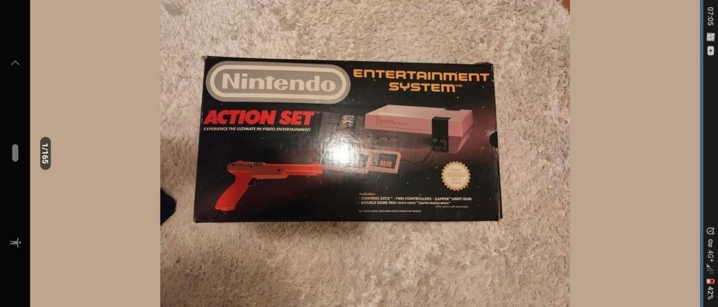 1 complete Nintendo NES-console met actieset, Games en Spelcomputers, Ophalen of Verzenden